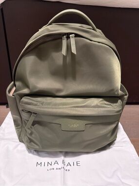 Mina Baie Olive Green Eli Backpack